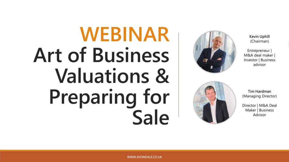 Art of Business Valuations & Preparing for Sale valuations