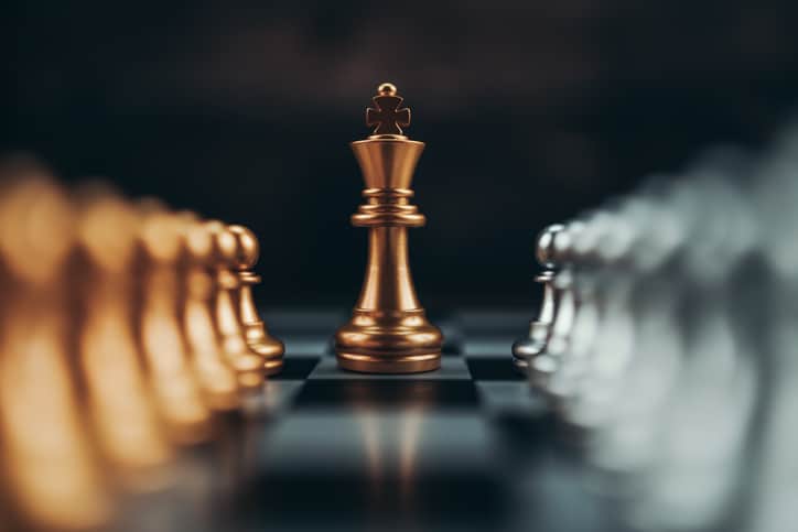 chess piece on chess board game for ideas, challenge, leadership, strategy, business, success or abstract concept. Strategic Buyer: How to maximise the value of your business sale